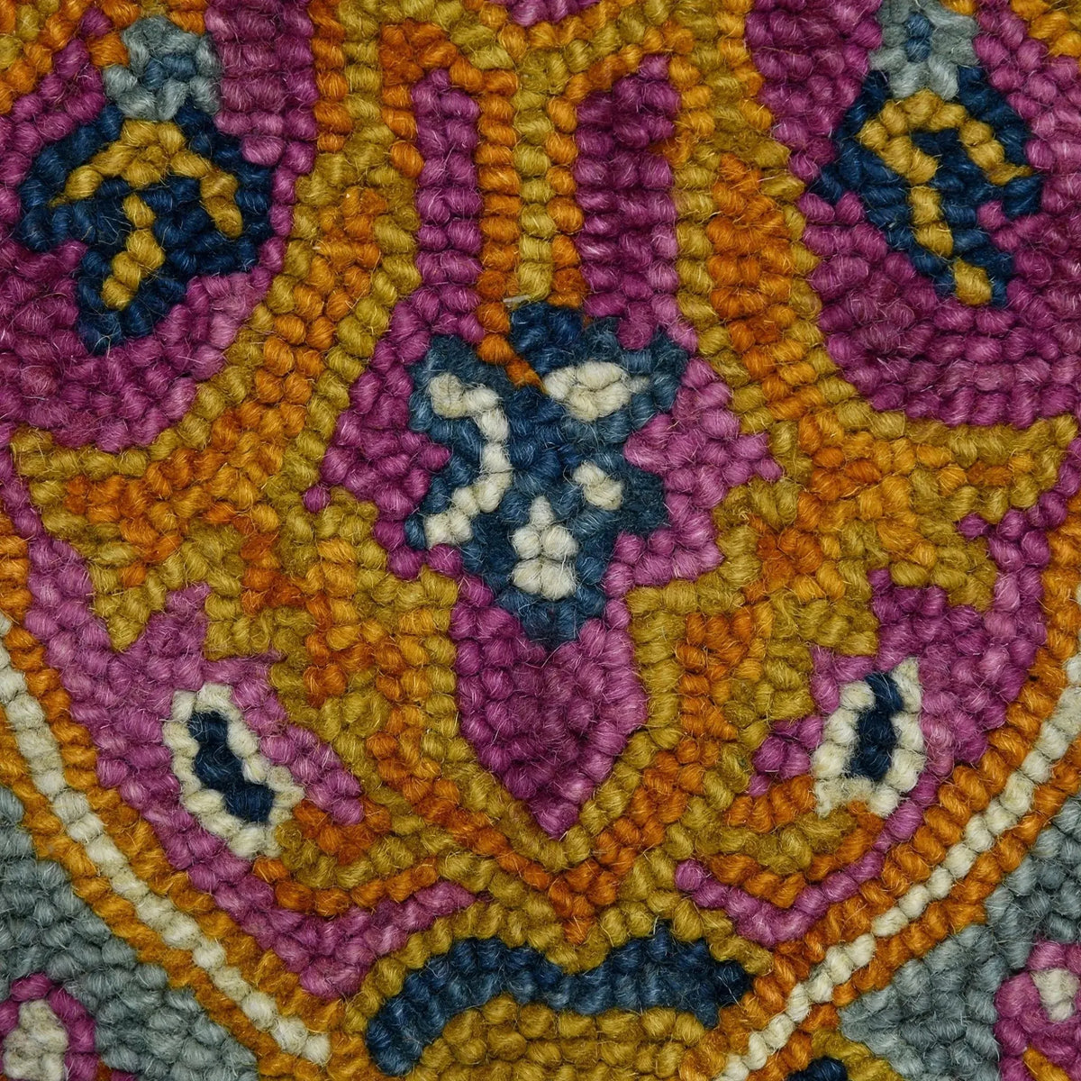 Boho BOH-8 Navy/Pink Rug