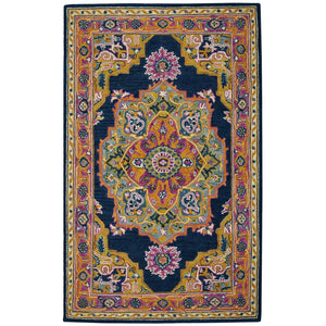Boho BOH-8 Navy/Pink Rug