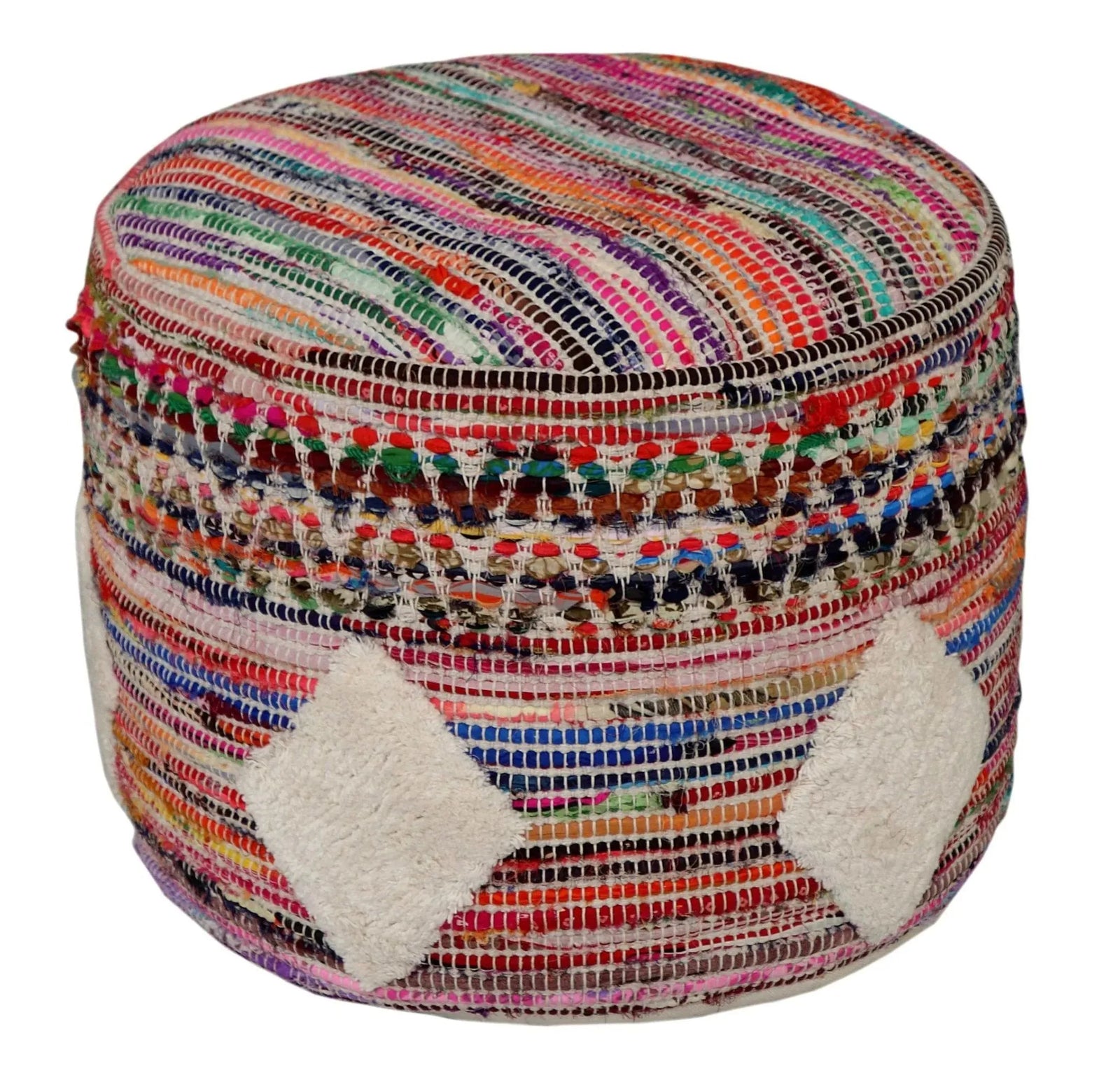 Boho Geometric LR99716 Pouf