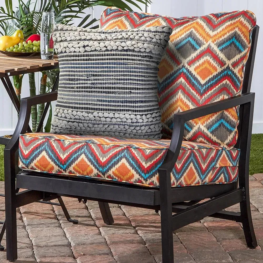 Bold Textured Navy LR07435 Throw Pillow