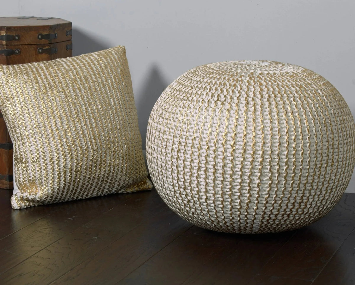 Bone Gold LR08125 Pouf