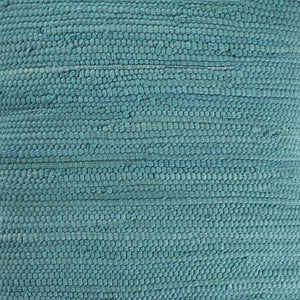 Bordered Blue Turquoise LR046488 Throw Pillow