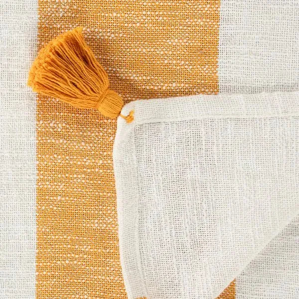 Borderline 80276GOW Golden White Throw Blanket