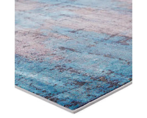 Borealis BOR08 Blue/Brown Rug