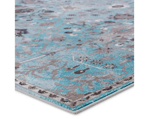 Borealis BOR14 Turquoise Rug