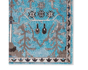 Borealis BOR14 Turquoise Rug