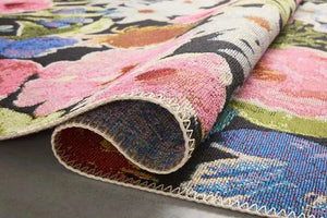 Botanical BOT-01 Black/Multi Rug