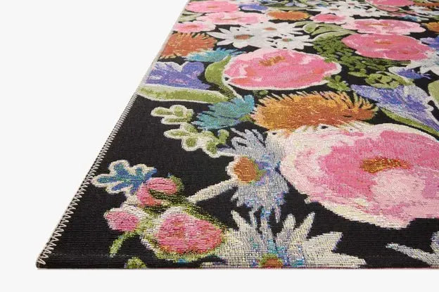 Botanical BOT-01 Black/Multi Rug
