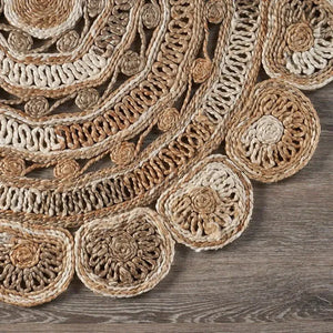 Boutique Jute 12042BHG Bleach/Grey Rug