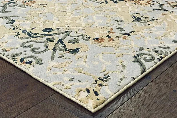 Bowen 108W Grey Gold Rug