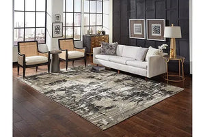 Bowen 109E Black Gold Rug