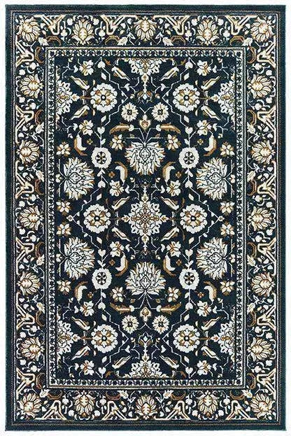 Bowen 534L Navy Gold Rug