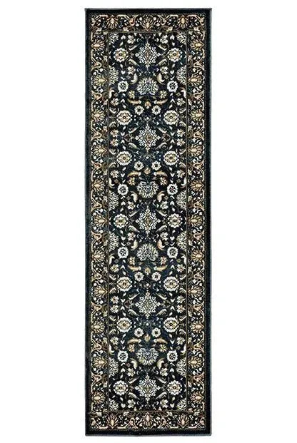Bowen 534L Navy Gold Rug