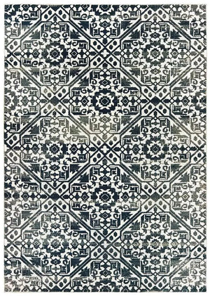 Bowen 5506E Navy Ivory Rug