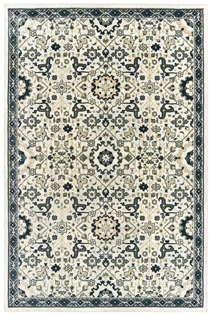 Bowen 73J Ivory Navy Rug