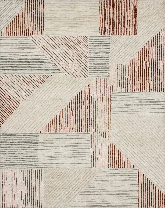 Bowen R1146 277 Central Valley Red Rug