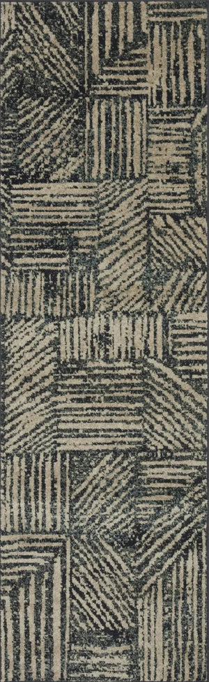 Bowery Bow-01 Midnight/Taupe Rug