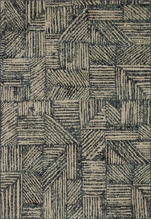 Bowery Bow-01 Midnight/Taupe Rug