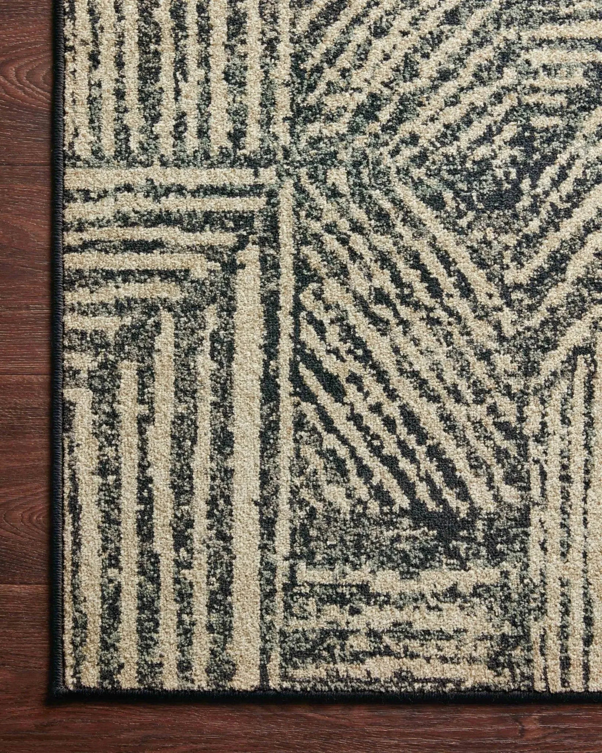 Bowery Bow-01 Midnight/Taupe Rug