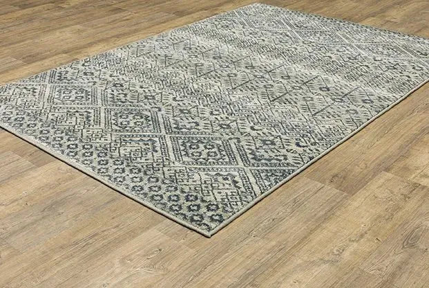 Branson BR02A Blue/Beige Rug