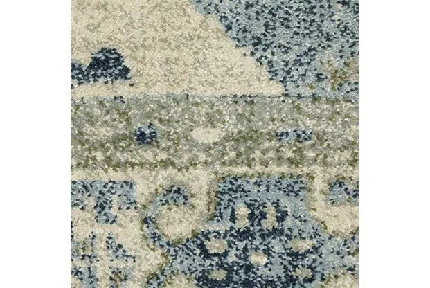 Branson BR03A Blue/Beige Rug