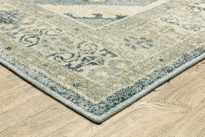 Branson BR03A Blue/Beige Rug