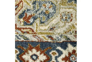Branson BR04A Rust/Beige Rug