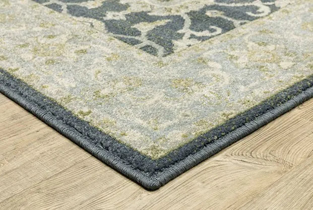 Branson BR05A Blue/Ivory Rug