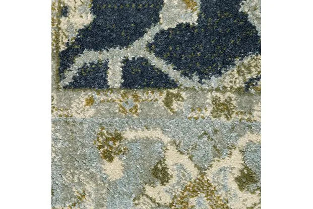 Branson BR05A Blue/Ivory Rug