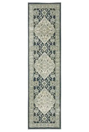 Branson BR05A Blue/Ivory Rug