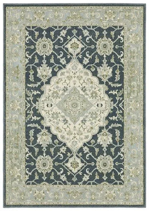Branson BR05A Blue/Ivory Rug