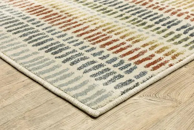 Branson BR06A Ivory/Multi Rug