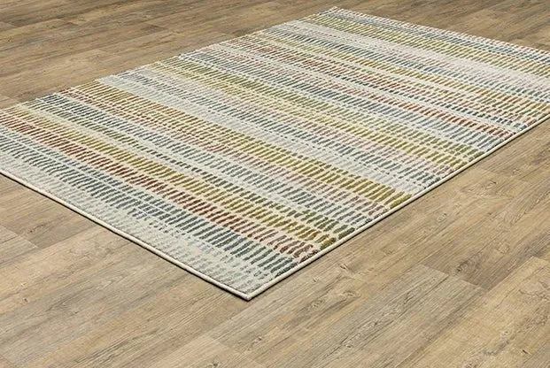 Branson BR06A Ivory/Multi Rug