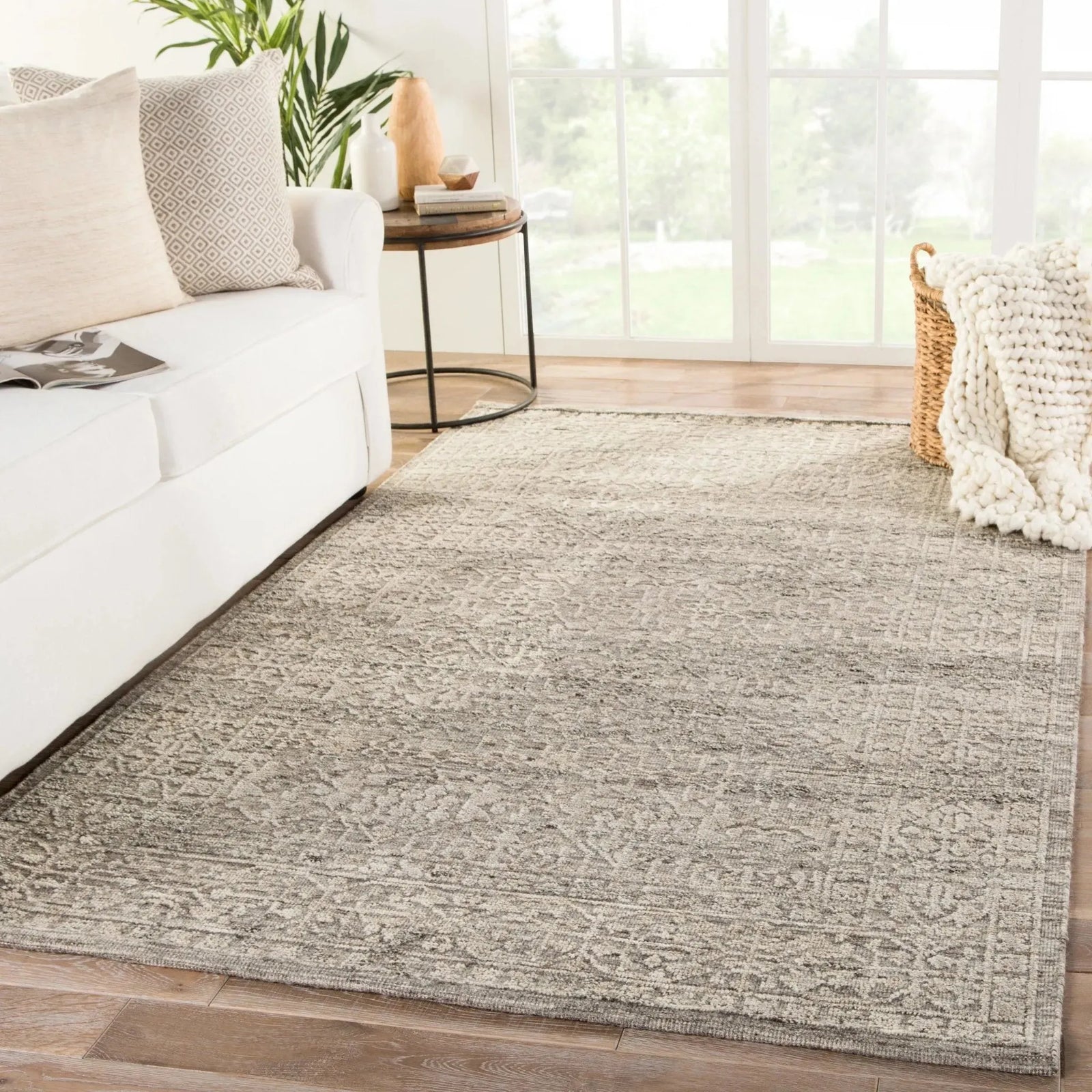 Brier BRR01 Sian Gray/Beige Rug