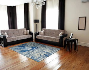 Brixton 3601F Blue/Ivory Rug