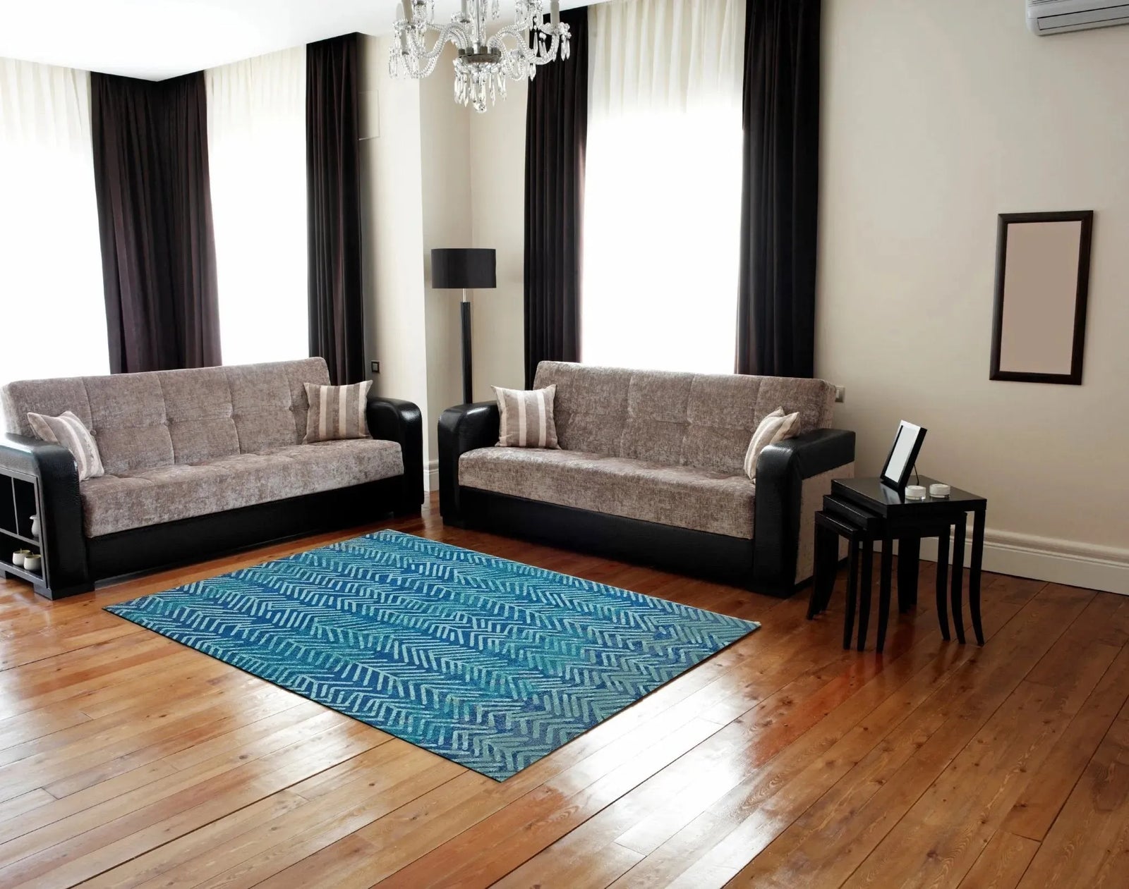 Brixton 6163604F Blue Rug