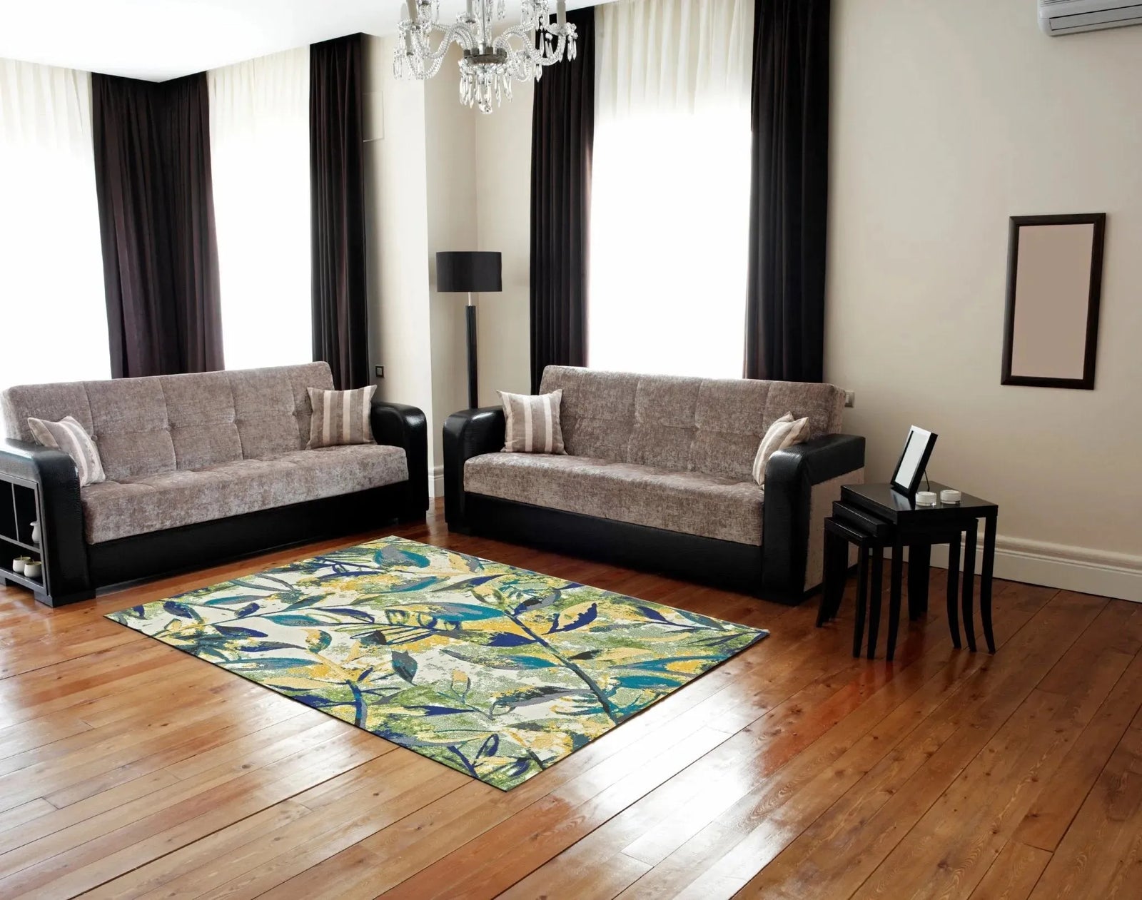 Brixton 6163641F Green/Blue/Ivory Rug
