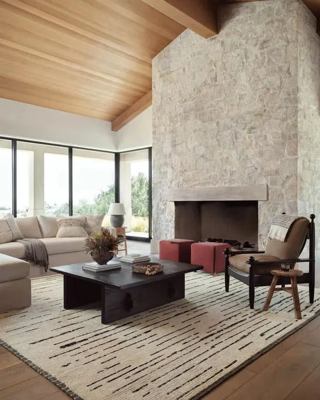 Briyana BRI-04 Natural/Black Rug