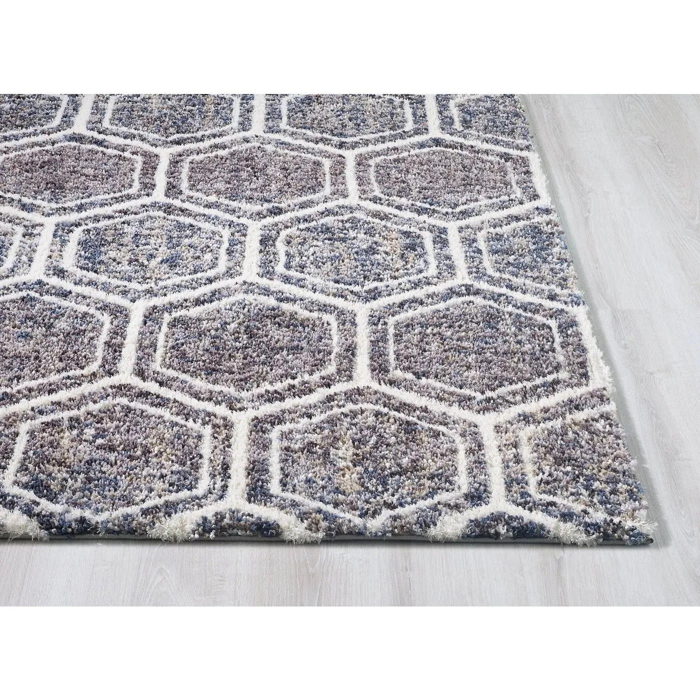 Bungalow-2303 Dimensions Grey/Teal Rug - Rug & Home