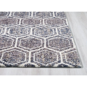 Bungalow-2303 Dimensions Grey/Teal Rug - Rug & Home