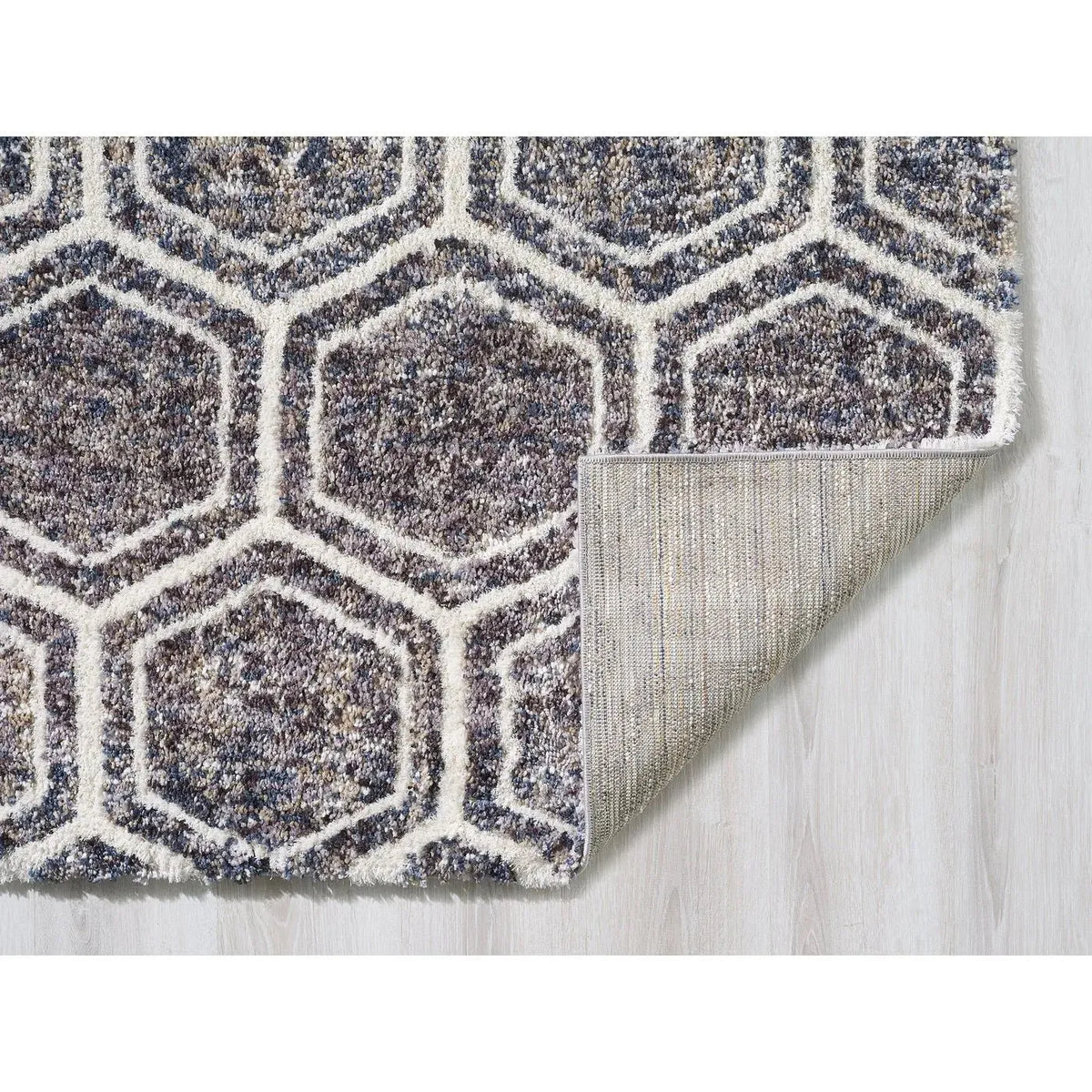 Bungalow-2303 Dimensions Grey/Teal Rug - Rug & Home