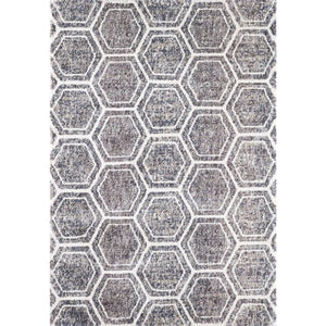 Bungalow-2303 Dimensions Grey/Teal Rug - Rug & Home
