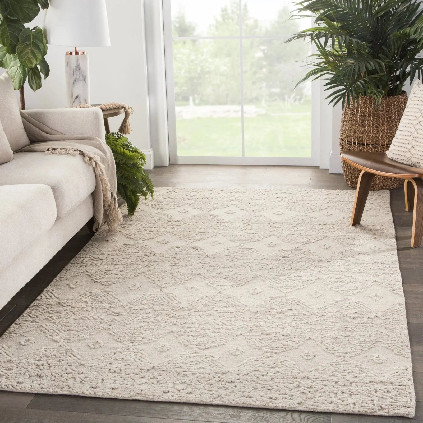 Burke BRK01 Dentelle Beige Rug