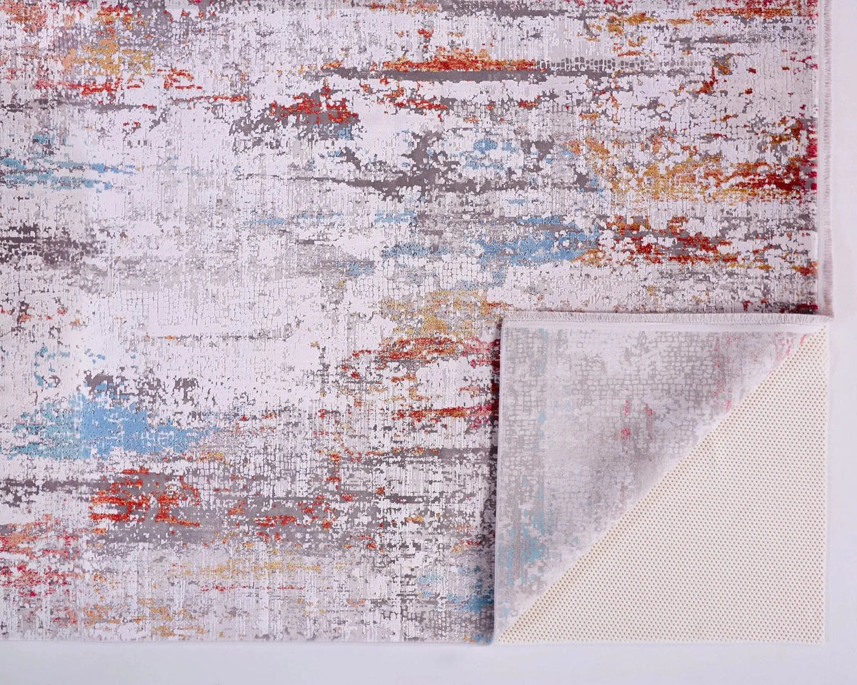 Cadiz 3903F Gray/Red Rug