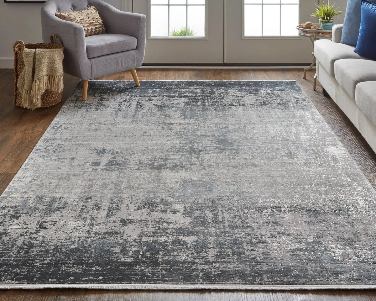 Cadiz 86639FWF Grey/Black Rug