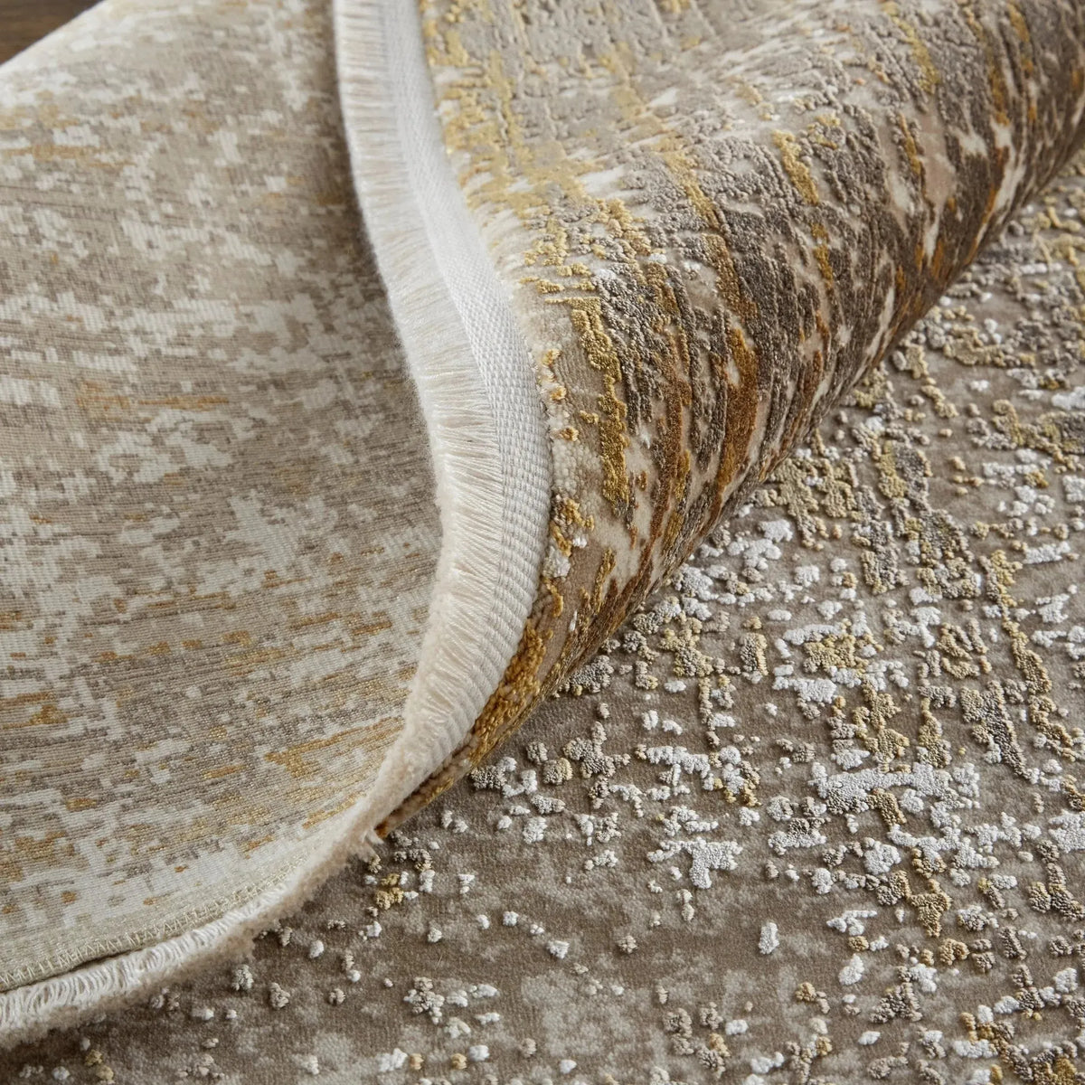 Cadiz 86639FWF Taupe/Ivory Rug