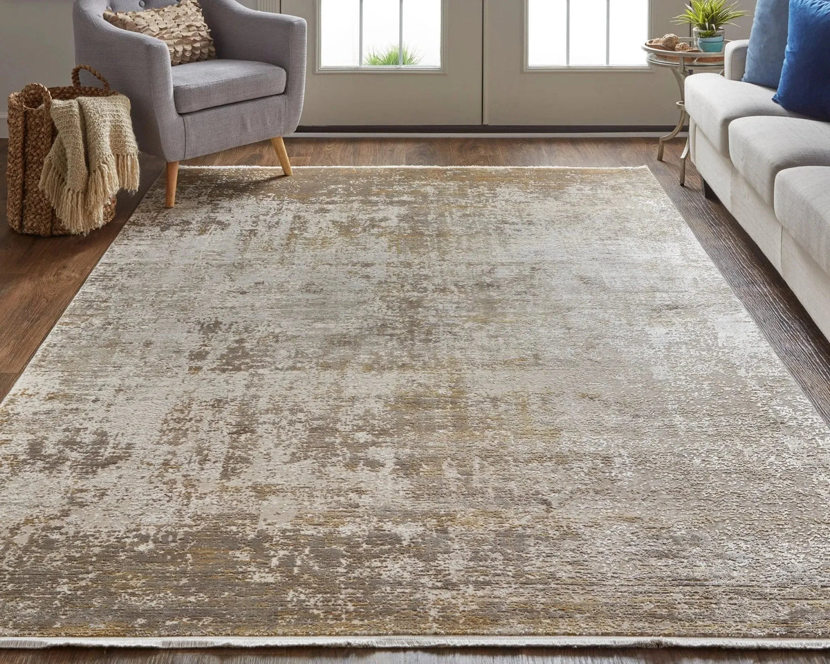 Cadiz 86639FWF Taupe/Ivory Rug