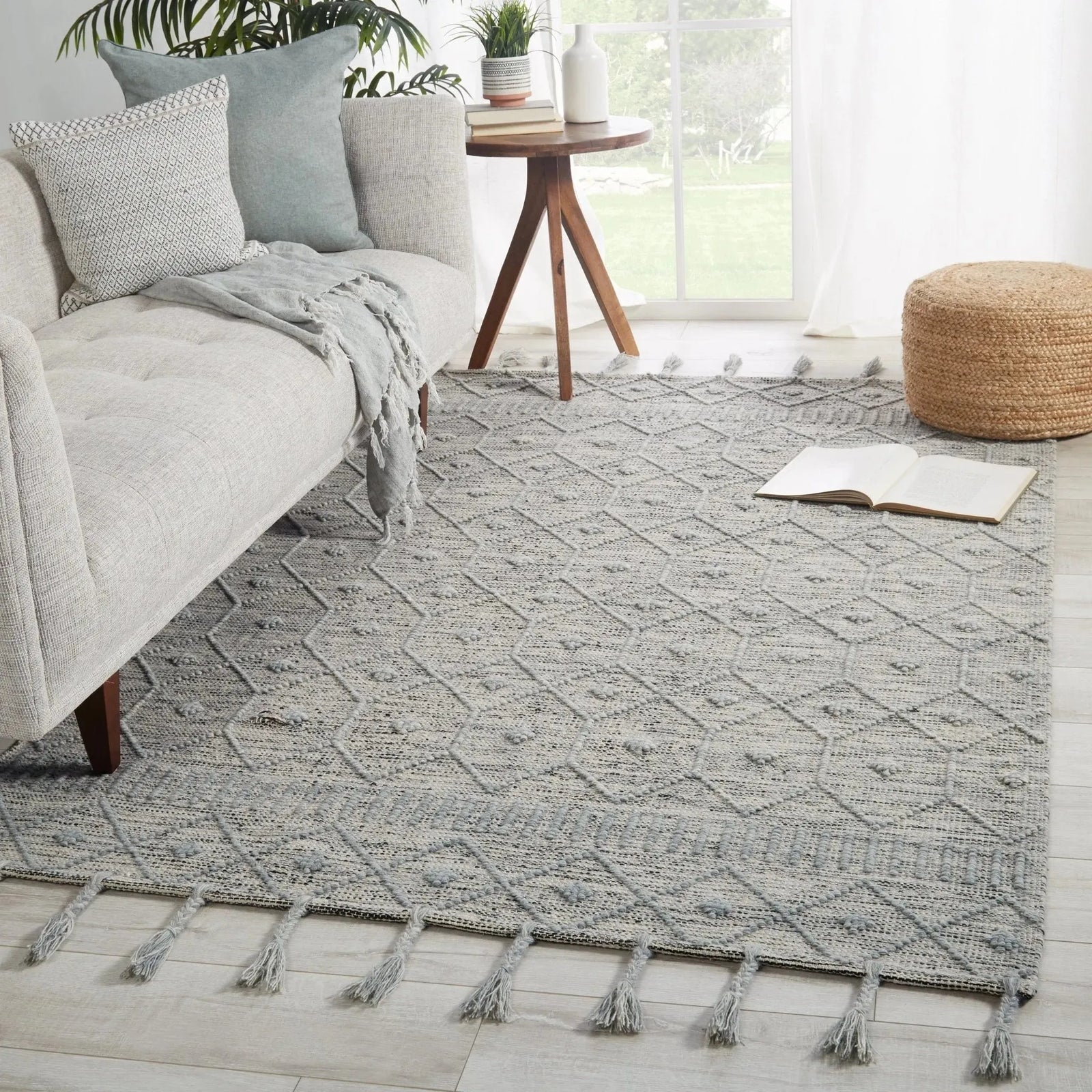 Calixta Cax01 Anza Light Blue/Cream Rug