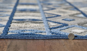 Calla 6921 Aztec Grey/Blue Rugs