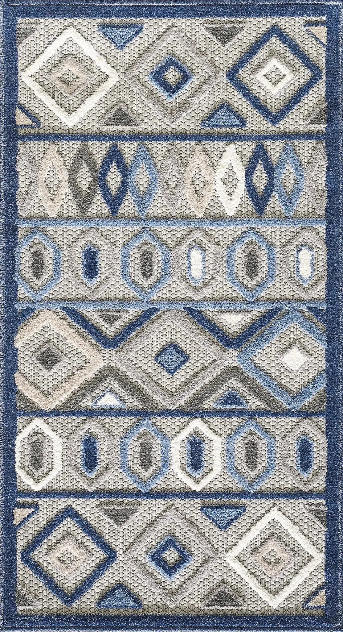 Calla 6921 Aztec Grey/Blue Rugs